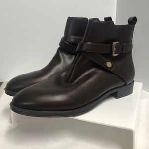 Tommy Hilfiger Dark Brown Twrant style zip up Ankle Boots Women’s Size 8.5 M
